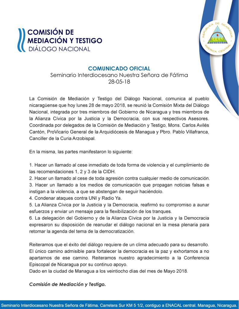 comunicado
